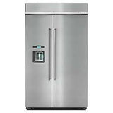 clean stainless steel refrigerator