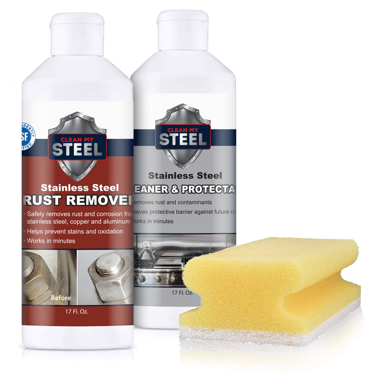Stainless Steel Rust Remover and Protectant Kits
