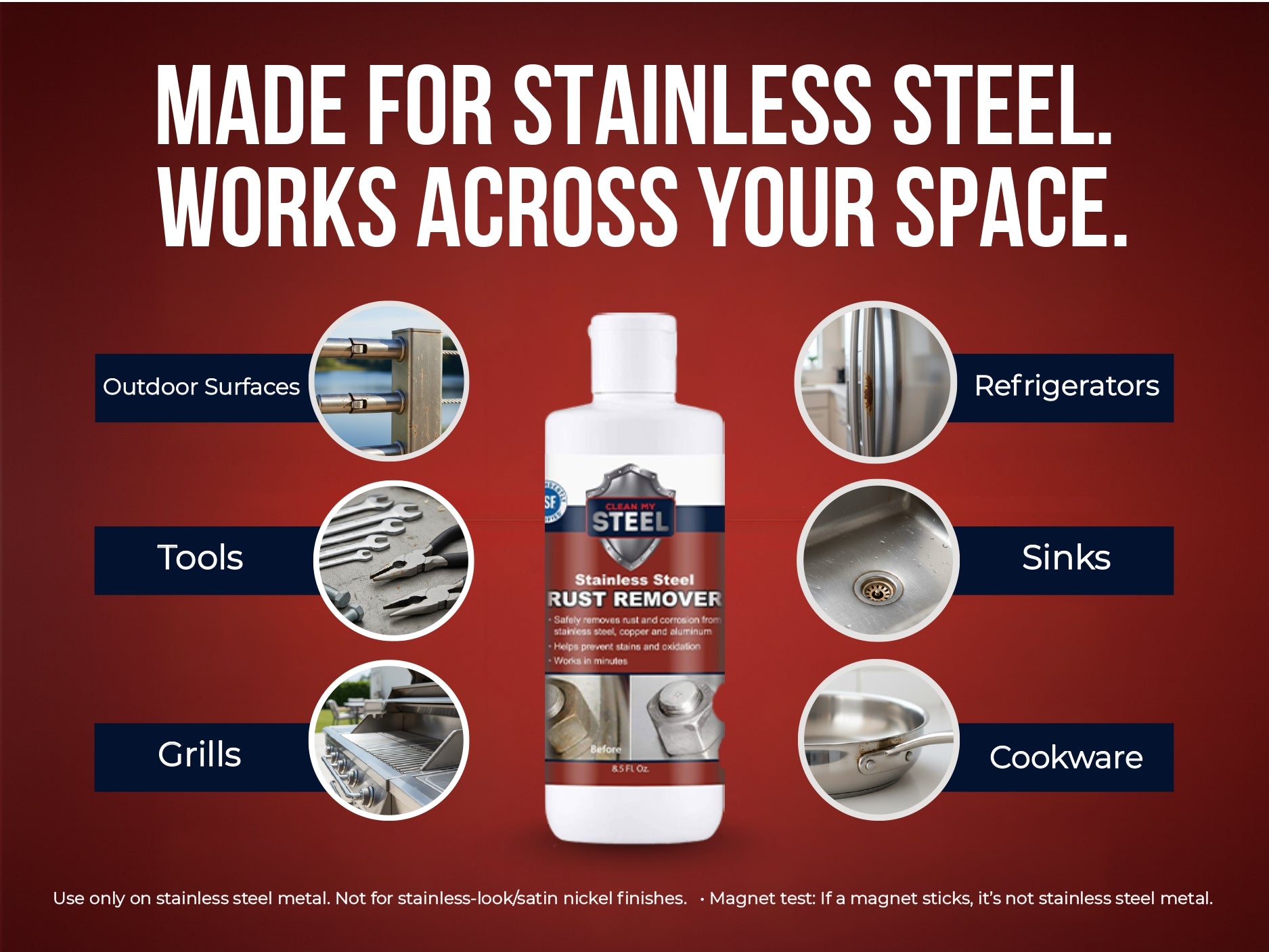 Ss Rust Cleaner Stainless Steel Rust Remover - Say Goodbye to Rust Stains