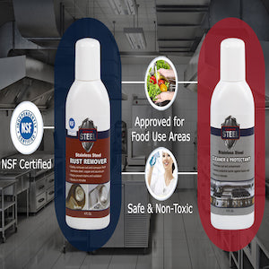 Stainless Steel Rust Remover and Protectant Kits