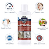 infographic stainless steel rust remover
