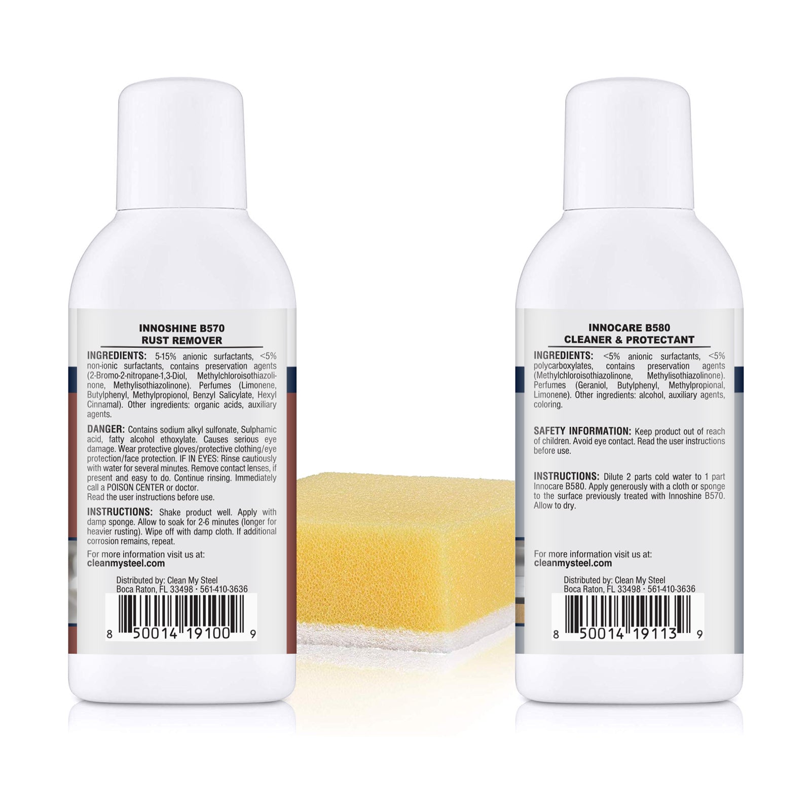 Stainless Steel Rust Remover and Protectant Kits